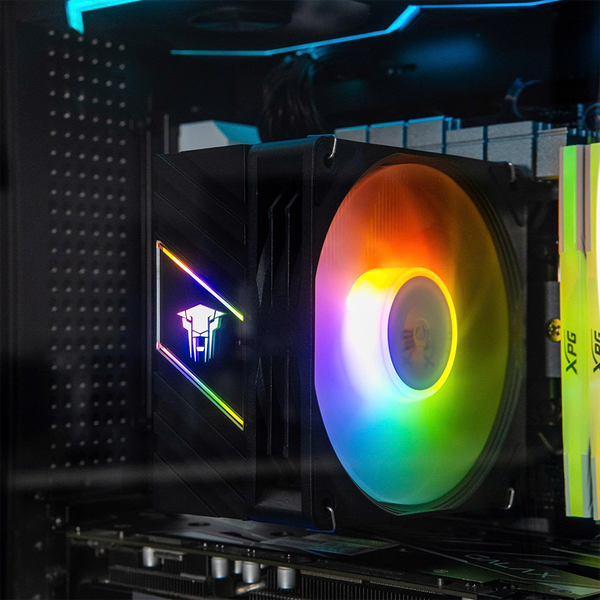  Tản nhiệt khí CPU Jungle Leopard K400 AMD (Only AMD AM2,3,4) RGB Black | 4 Ống đồng, 120mm 