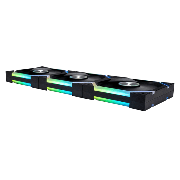  Quạt tản nhiệt PC Leopard Galaxy | Fan lẻ 120mm, ARGB, Gió thuận, Đen 