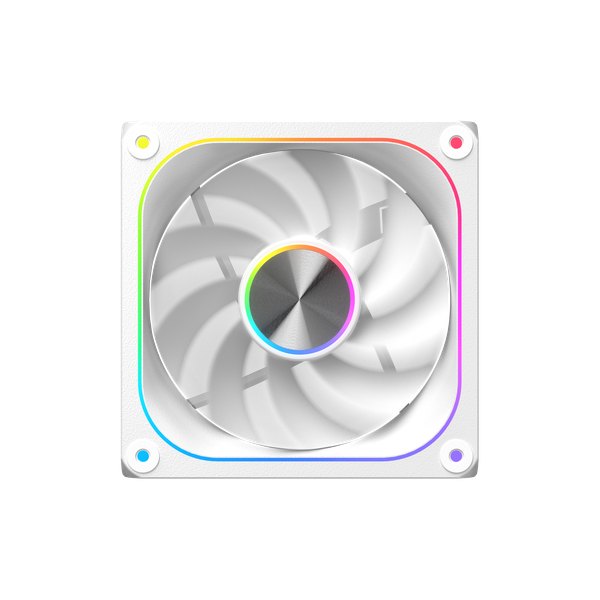  Quạt tản nhiệt PC Xigmatek Infinity Pro 8 Arctic Reverse | 120mm, ARGB, Gió ngược, Trắng (EN49569) 