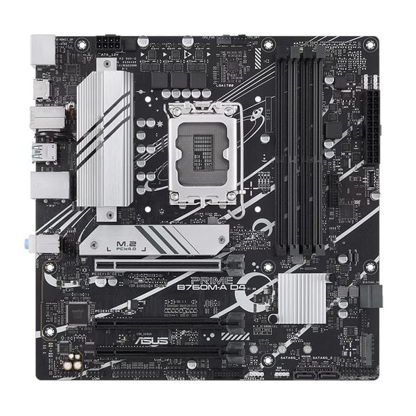  Mainboard ASUS Prime B760M-A DDR4 | LGA 1700, mATX, 4 khe RAM 