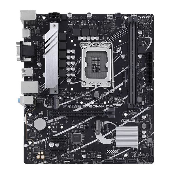  Mainboard ASUS Prime B760M-K DDR4 | LGA 1700, mATX, 2 khe RAM 
