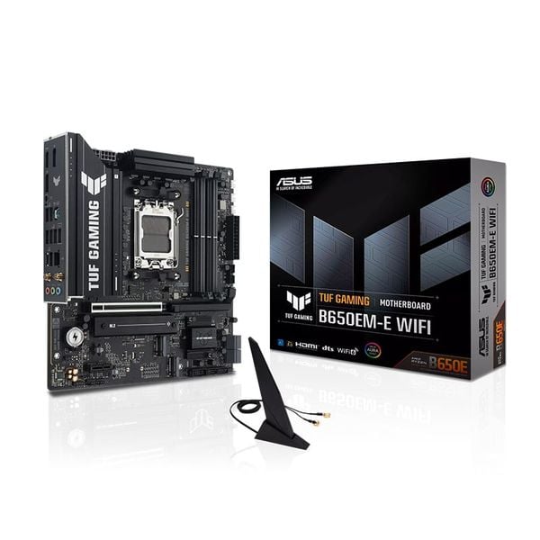  Mainboard (Amd) Asus Tuf Gaming B650EM-E WIFI | AM5, mATX, 4 khe DDR5 