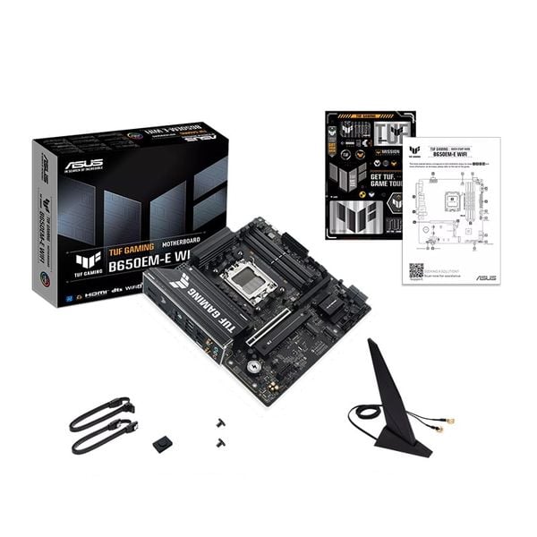  Mainboard (Amd) Asus Tuf Gaming B650EM-E WIFI | AM5, mATX, 4 khe DDR5 