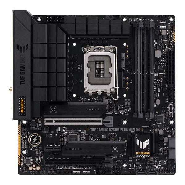  Mainboard ASUS TUF Gaming B760M-PLUS Wifi DDR4 | LGA 1700, mATX, 4 khe RAM 
