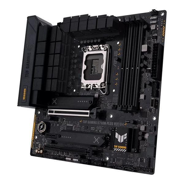  Mainboard ASUS TUF Gaming B760M-PLUS Wifi DDR4 | LGA 1700, mATX, 4 khe RAM 