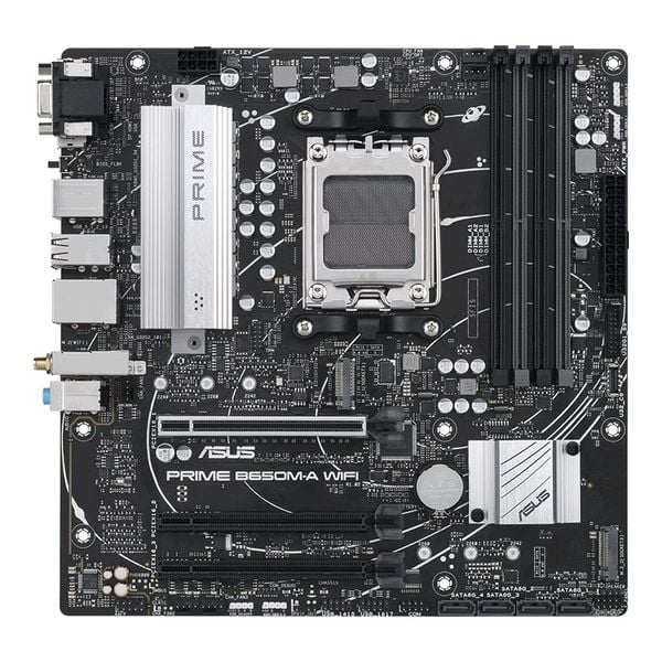  Mainboard ASUS Prime B650M-A/CSM Wifi DDR5 | AM5, mATX, 4 khe RAM 
