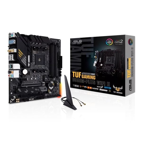  Mainboard (AMD) ASUS TUF GAMING B550M-PLUS WIFI II | AM4, mATX, 4 khe DDR4 