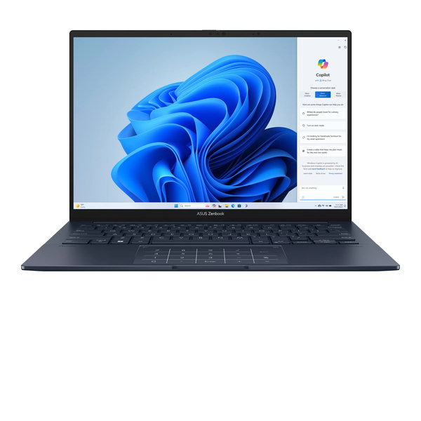  Laptop ASUS Zenbook 14 UX3405CA-ST1713W | U5-225H, 16GB LPDDR5X, SSD 512GB NVMe, 14" 3K OLED 120Hz, 4C75WHrs, Win 11, Xanh 