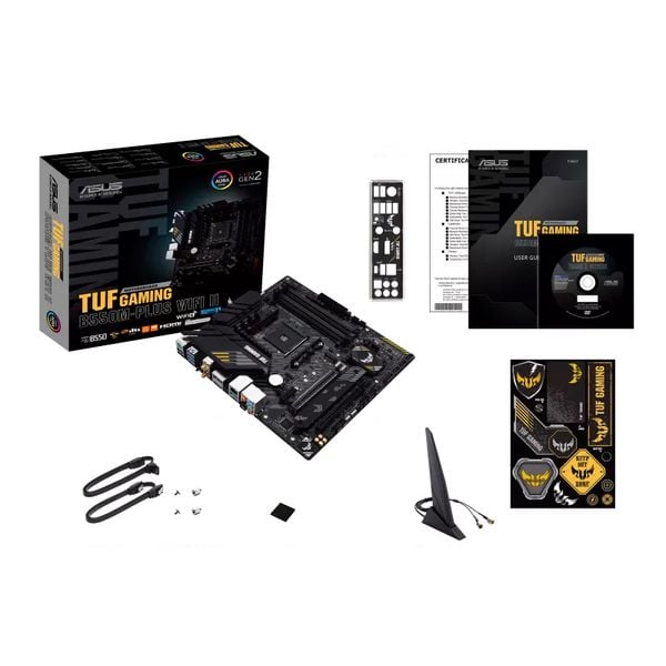  Mainboard (AMD) ASUS TUF GAMING B550M-PLUS WIFI II | AM4, mATX, 4 khe DDR4 