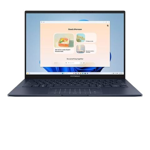 Laptop ASUS Zenbook 14 UX3405CA-ST629W | U7 255H, 32GB DDR5X, SSD 512GB NVMe, 14 inch 3K OLED 120Hz, Windows 11, Xanh