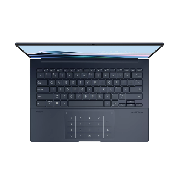  Laptop ASUS Zenbook 14 UX3405CA-ST630W | U7-255H, 16GB LPDDR5X, SSD 512GB NVMe, 14" 3K OLED 120Hz, 4C75WHrs, Win 11, Xanh 