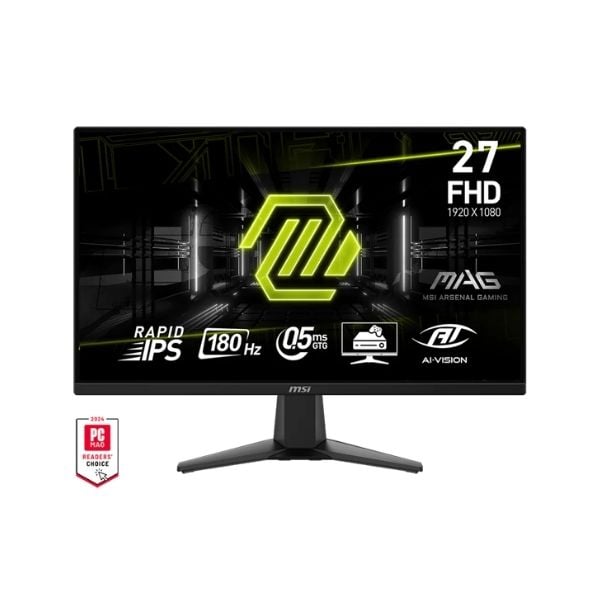 [Cũ] Màn hình Gaming MSI MAG 275F (27" / Fhd / Ips / 180Hz / B.5Ms / 250Nits / Hdmi+Dp / Phẳng) | BH 3T STAR