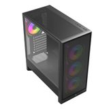  Thùng máy Gaming LinkTech Bahamut 4FA Full Atx (Kèm Sẵn 4F ARGB) (Hồ Cá) 