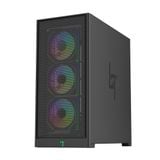  Thùng máy Gaming LinkTech Bahamut 4FA Full Atx (Kèm Sẵn 4F ARGB) (Hồ Cá) 