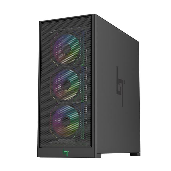  Thùng máy Linktech Bahamut 4Fa Full ATX Gaming (Kèm Sẵn 4F Argb) - Đen 