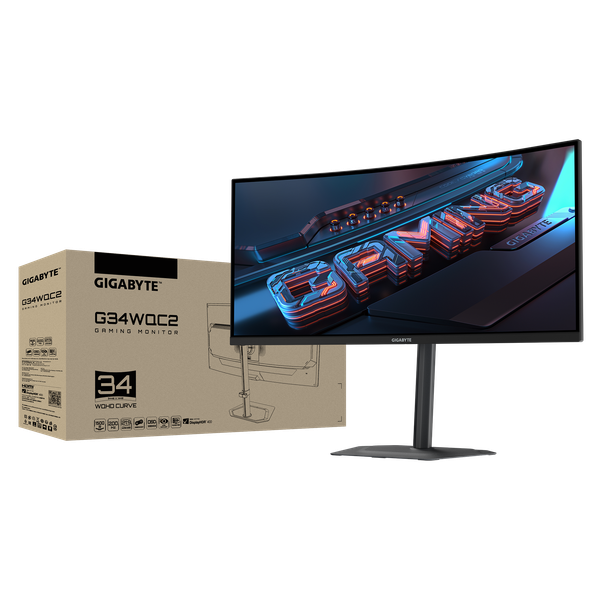  Màn hình Gaming Gigabyte G34WQC2 | 34 inch, 2K/QHD, 200Hz, VA 