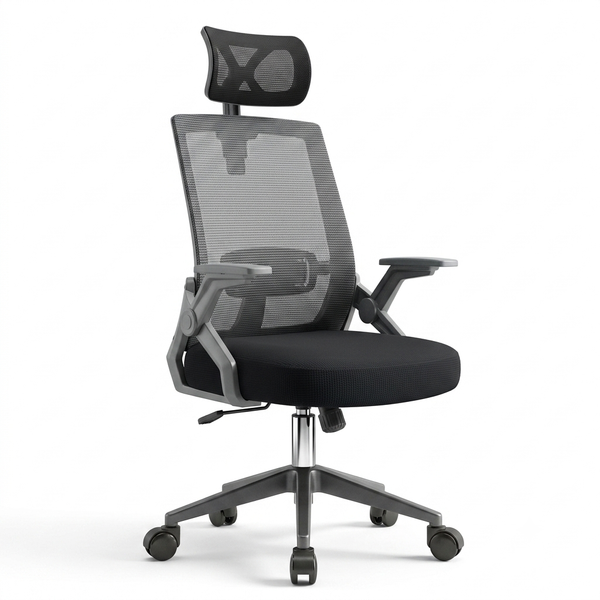  Ghế Văn Phòng Manson Ergonomic | Màu Đen, Công thái học, Tay Gập 