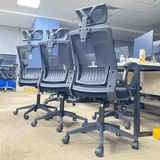  Ghế Văn Phòng Manson Ergonomic | Màu Đen, Công thái học, Tay Gập 