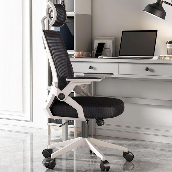  Ghế Văn Phòng Manson Ergonomic | Màu Trắng, Công thái học, Tay Gập 