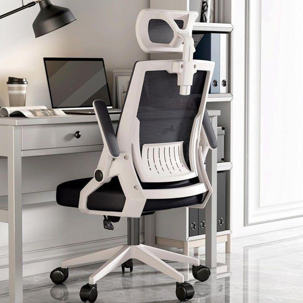 Ghế Văn Phòng Manson Ergonomic | Màu Trắng, Công thái học, Tay Gập 