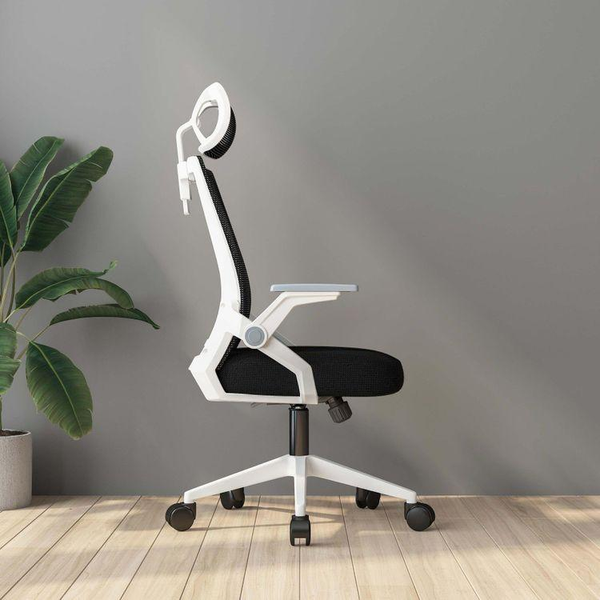  Ghế Văn Phòng Manson Ergonomic | Màu Trắng, Công thái học, Tay Gập 