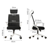  Ghế Văn Phòng Manson Ergonomic | Màu Xám, Công thái học, Tay Gập 