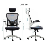  Ghế Văn Phòng Manson Regal | Màu Xám, Công thái học, Tay Gập 