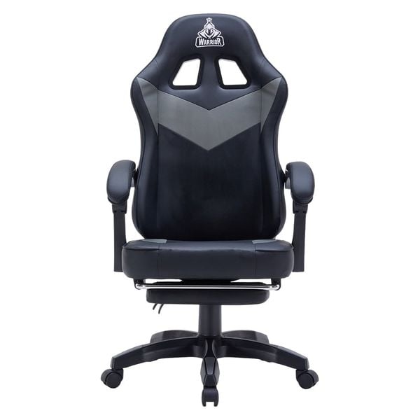  Ghế Warrior Gaming Raider Series WGC210 - Black / Gray | Kê chân, Tay ghế linh hoạt, Foam nguyên khối 