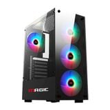  Thùng máy MAGIC GA-03 ATX (Chưa kèm Fan) | Mặt Kính, Đen 
