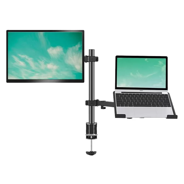  Giá treo màn hình (17-32") + Kẹp Laptop (10-21") Ergotek EZ4 | VESA 75x75/100x100, Xoay 360° 