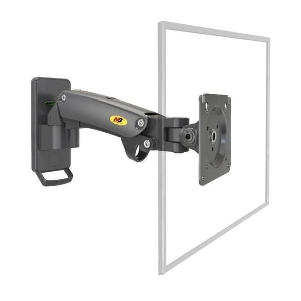  Giá treo màn hình North Bayou F120 | 17"-27", Màu xám, Treo tường 