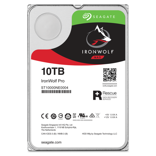 Ổ cứng HDD Seagate IronWolf Pro 10TB ST10000NT001 | SATA III, 7200RPM, 256MB Cache 