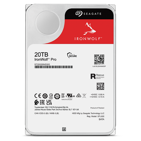  Ổ cứng HDD Seagate IronWolf Pro NAS 20TB ST20000NT001 | SATA III, 7200RPM, 256MB Cache 