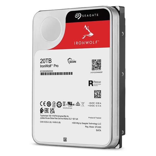  Ổ cứng HDD Seagate IronWolf Pro NAS 20TB ST20000NT001 | SATA III, 7200RPM, 256MB Cache 