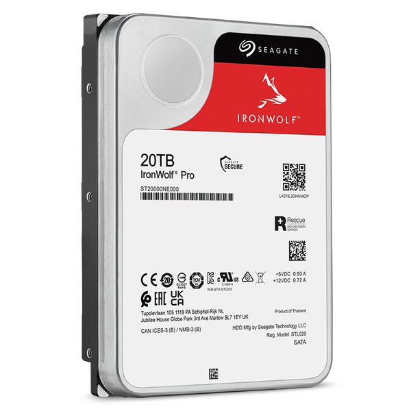  Ổ cứng HDD Seagate IronWolf Pro NAS 20TB ST20000NT001 | SATA III, 7200RPM, 256MB Cache 