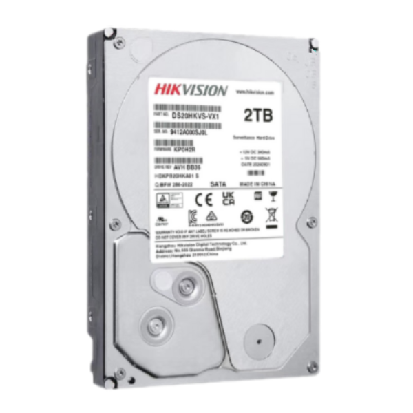  Ổ cứng HDD Hikvision DS-20HKVS-VX1 2TB | SATA III, 3.5 inch, 128MB Cache, Giám sát 24/7 