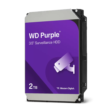 Ổ cứng HDD Western Digital Purple 2TB WD23PURZ Chính Hãng | SATA III, 3.5