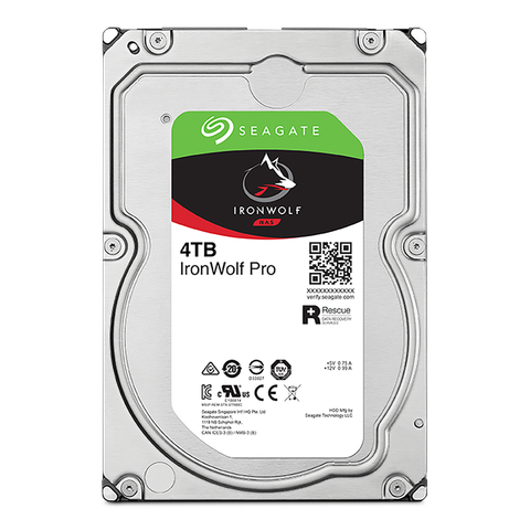 Ổ cứng HDD 4TB Seagate Ironwolf Pro NAS (ST4000NT001) | 7200RPM, 256MB Cache, CMR