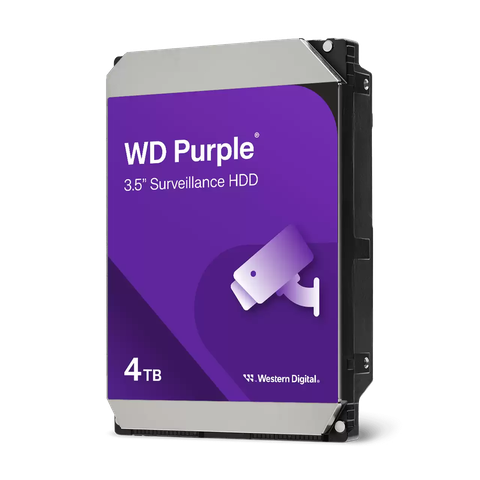 Ổ cứng HDD Western Digital Purple 4TB WD43PURZ Chính Hãng | SATA III, 3.5 inch, 256MB Cache, Surveillance HDD