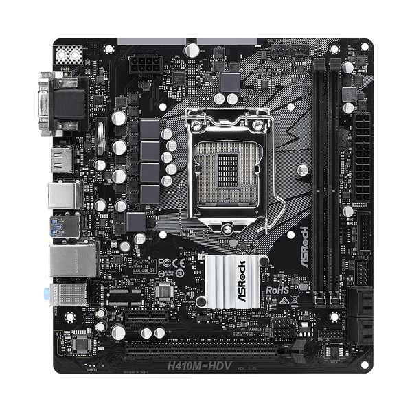  [Cũ] Mainboard Asrock H410M-HDV | BH 3T 