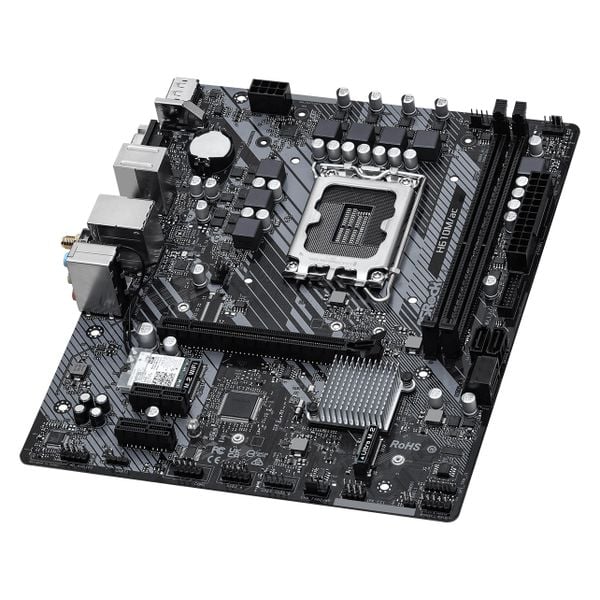  Mainboard ASRock H610M/AC Wifi DDR4 | LGA 1700, mATX, 2 khe RAM 
