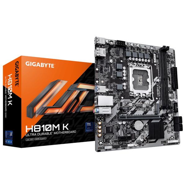  Mainboard Gigabyte H810M-K DDR5 | LGA 1851, mATX, 2 khe RAM 