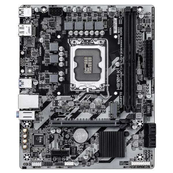  Mainboard Gigabyte H810M-K DDR5 | LGA 1851, mATX, 2 khe RAM 