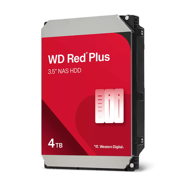  Ổ cứng HDD Western Digital Red Plus 4TB (WD40EFZZ) | SATA, 5400 RPM, CMR, Cache 128MB 