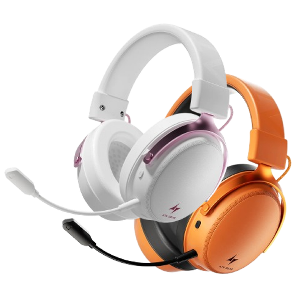  Tai Nghe Gaming Không Dây ATK Neptune N9 Ultra | 4 Mode, White Pink 