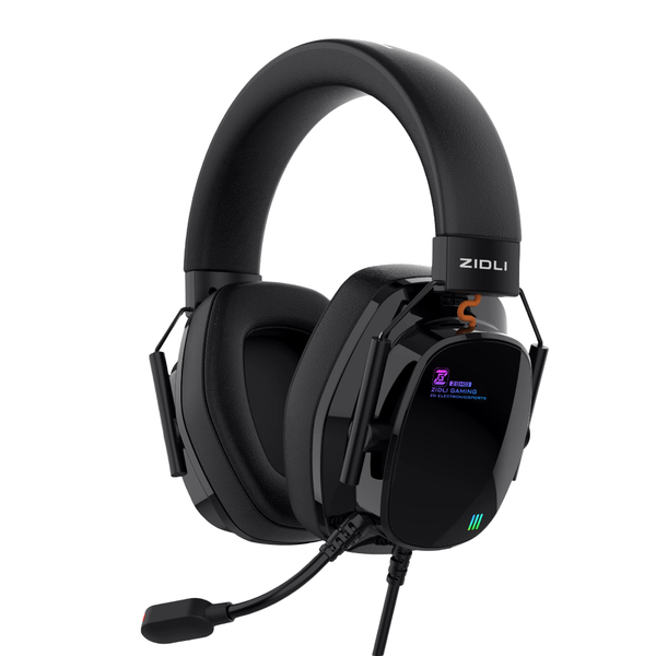  Tai nghe Gaming Zidli ZGH03 Black | 7.1, Driver 50mm, RGB, USB, No Box, Có Dây 
