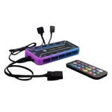  Bộ Hub + Remote Fan RGB Leopard  | Hỗ trợ 10 quạt RGB 6-PIN, 2 cổng LED RGB, Điều khiển từ xa 