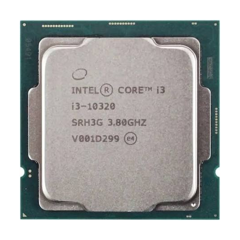 CPU Intel Core i3-10320 Tray (VAT, Không kèm Fan) | Socket 1200, 4 Nhân 8 Luồng, Max 4.6GHz, UHD Graphics 630