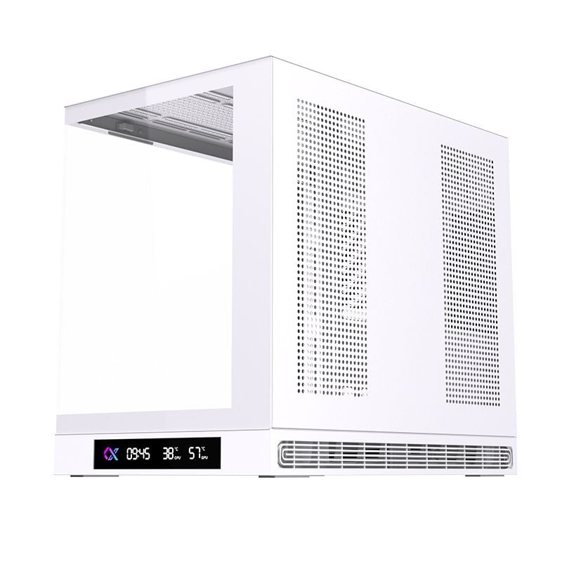  Thùng máy Xigmatek Cloud M DGT Artic (EN 49859) | M-ATX/Mini ITX, Không kèm fan, Trắng 