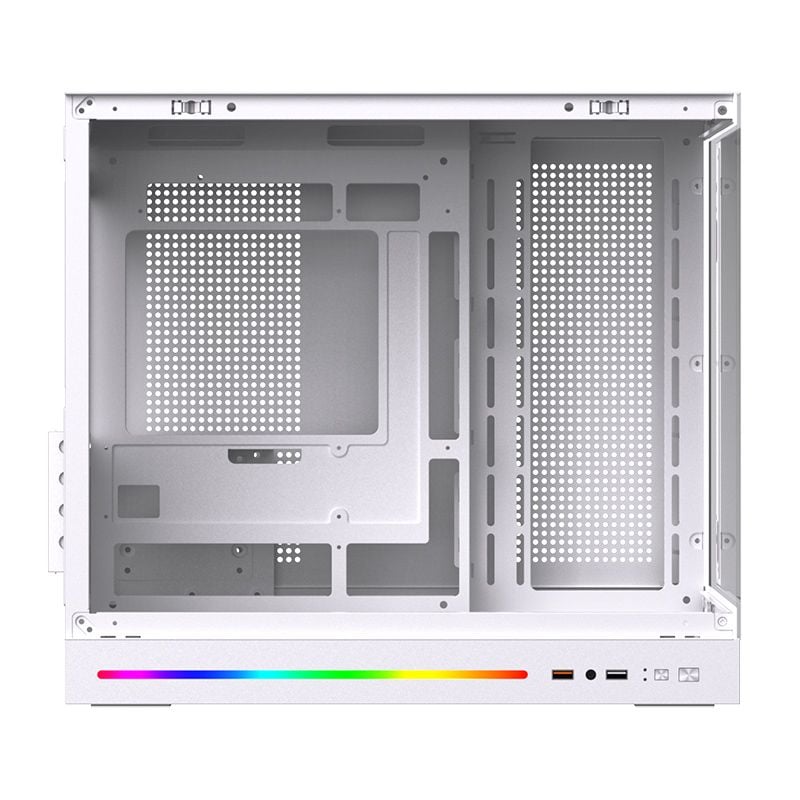  Thùng máy Xigmatek Cloud M DGT Artic (EN 49859) | M-ATX/Mini ITX, Không kèm fan, Trắng 